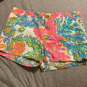 Lilly Pulitzer kids size 14 shorts.